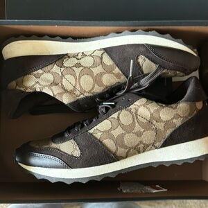 Coach Mason Sig C Jacquard/SDE KHAKI/CHESTNUT